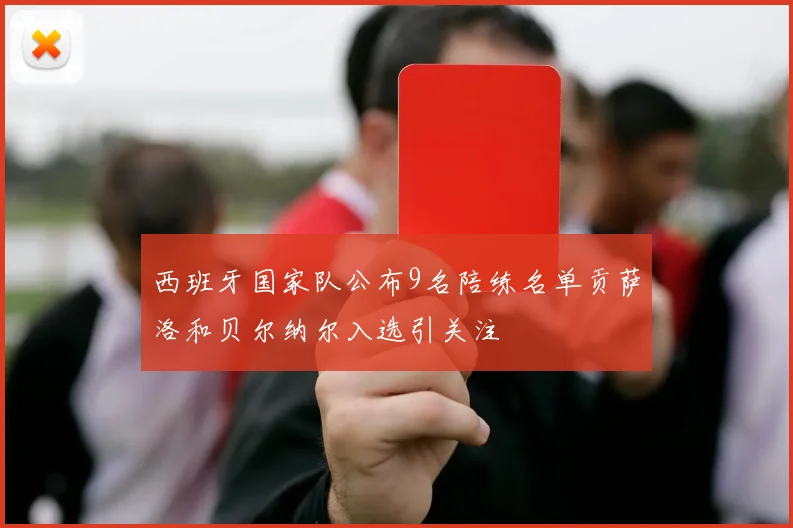 西班牙国家队公布9名陪练名单贡萨洛和贝尔纳尔入选引关注